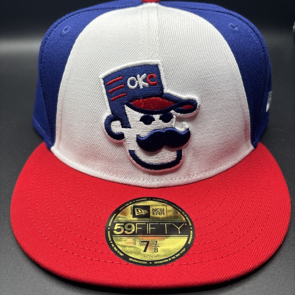 Oklahoma City Comets Hat Cap New Era 59Fifty OKC Abner 89er Fitted 7 7/8 MiLB - Picture 2 of 6